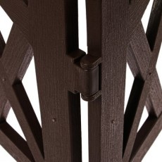 Забор декоративный Модерн 3 м (шоколад) соединение