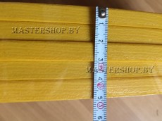 Забор декоративный Модерн, желтый пластик