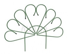 Забор садово-парковый Павлин металлический