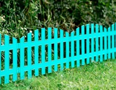 Забор декоративный Ренессанс (лазурь)