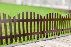 Забор декоративный Ренессанс (шоколад)