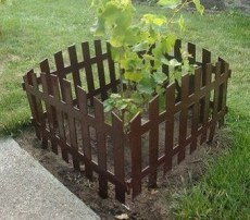 Забор декоративный Ренессанс 2 (шоколад)