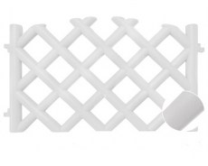 Забор декоративный Барокко 2,78 м (белый)