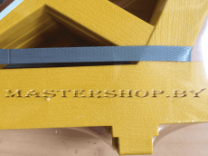 Забор декоративный Модерн (желтый) фактура под дерево