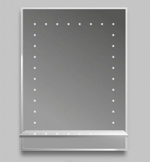 Зеркало Алмаз ЗП 09 с подсветкой и полкой