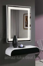 Зеркало Алмаз ЗП 01 с подсветкой в интерьере