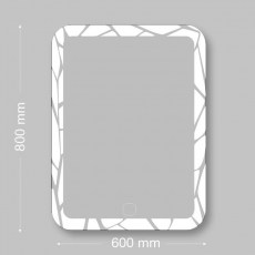 Зеркало Алмаз ЗП 31 с размерами